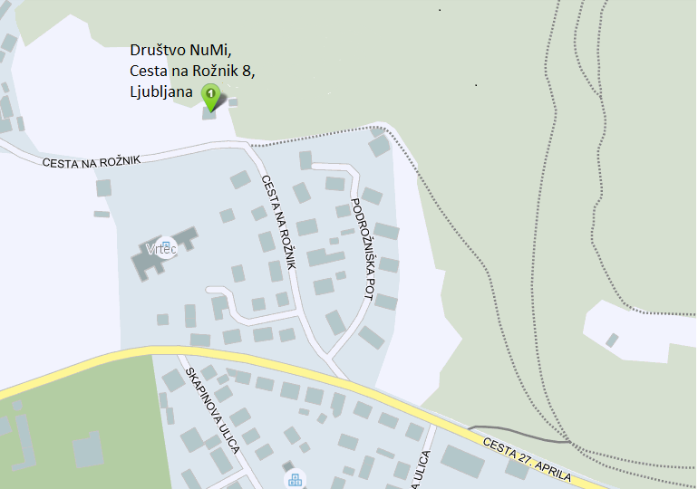 Cesta na Rožnik 8, Ljubljana Ni zemljevida